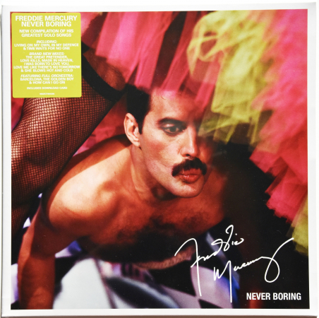 Freddie Mercury (ex.Queen) "Never Boring" 2019 Lp SEALED  