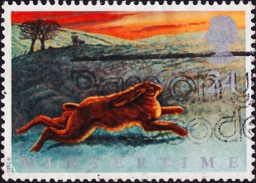 Великобритания 1992 год . Европейский Заяц (Lepus europaeus) . Каталог 0,9 €. (7) 
