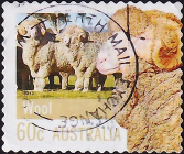 Австралия 2012 год . Овцы (Ovis ammon) - Шерсть . Каталог 1,20 €.