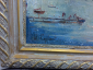 Картина "Морской пейзаж" Европа, оргалит, масло.  - вид 3