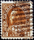 Канада 1916 год . Король Георг V , 2 с . Каталог 0,80 €. (1)