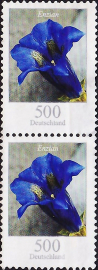 Германия 2011 год . Gentiana acaulis - Горечавка без стебля . Каталог 18,0 €.(10)