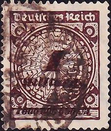 Германия , Рейх 1923 год . Инфляция , номинал Миллиард . Каталог 4,50 €.