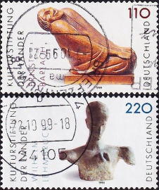 Германия 1999 год .Культурный фонд Федеративных штатов (1999) , полная серия . Каталог 3,0 €.