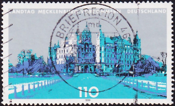 Германия 1999 год . Городской парламент Мекленбурга . Каталог 1,30 £.