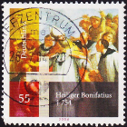 Германия 2004 год . 350-летие кончины святого Бонифация . Каталог 1,50 £. (1)