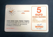 Телефонная карта Италия Wind 5 евро 