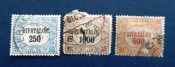 Венгрия 1921-23 Доплатные марки Sc# O5, О8, О18 Used
