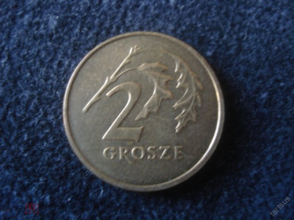 2 гроша Польша 1990г.