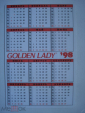 Календарь. "Golden lady". 1998 г. - вид 1