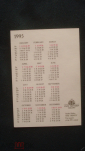 Календарь. "А. Рублёв. Троица.15 век". 1995 г. - вид 1