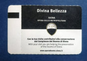 Билет входной Кафедральный собор Сиена Италия 2017