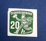 Чехословакия 1945 Почтальон Sc# P30 MH