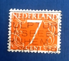 Нидерланды 1953 Цифры Sc# 343 Used