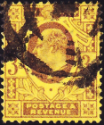  Великобритания 1902 год . король Эдвард VII . 3,0 p . Каталог 18 £ . (5)