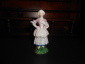 Старин.статуэтка-миниатюра:ДЕВУШКА с ПИСЬМОМ/в платье 18 века, фарфор ГАРДНЕР,1820-1830-е гг, h-10см - вид 5