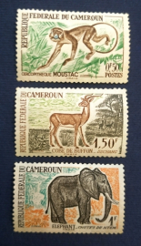 Камерун  1962 Фауна Африки  Sc# 358-360 MNH