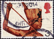 Великобритания 1972 год . Статуэтка Тутанхамона .