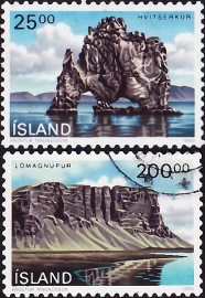 Исландия 1990 год . Пейзажи , полная серия . Каталог 4,70 £ (1)