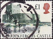 Великобритания 1992 год . Замок Каррикфергус . Каталог 1,50 €.