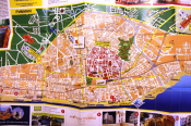 Буклет туристическая карта схема Римини Риччоне Каттолика Милано-Мариттима Италия