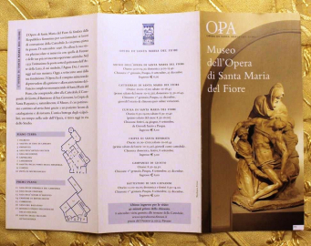 Буклет Опера-дель-Дуомо музей при Соборе Санта-Мария-дель-Фьоре Флоренция Италия