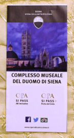 Буклет  музей при Кафедральном Соборе Сиены Италия