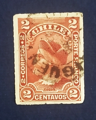 Чили 1900 Колумб Sc# 40 Used