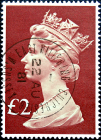 Великобритания 1977 год . Queen Elizabeth II , 2f . Каталог 1,0 €.