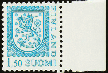 Финляндия 1985 год . Герб , 1,5 m . Каталог 1,20 €.