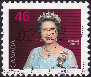 Канада 1998 год . Queen Elizabeth II . Каталог 0,70 €.