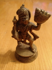 Статуэтка Хануман Бог обезьян бронза старинная