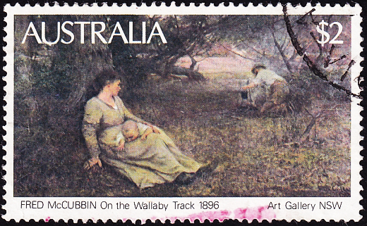 Австралия 1981 год . На дороге Валлаби (Фред МакКуббин) , 2$ . (2)