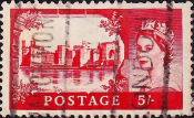 Великобритания 1959 год . Архитектура . Замок Карнарвон . 5 s .Каталог 3,0 €. (3)