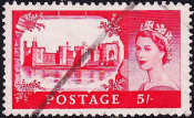Великобритания 1959 год . Архитектура . Замок Карнарвон . 5 s .Каталог 3,0 €. (4)