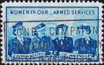 США 1952 год . Женщины морской пехоты, армии, флота и ВВС .