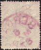 Италия 1884 год . Король Умберто I , пакетная . 50 с . Каталог 15 £ - вид 1