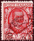 Италия 1926 год . Виктор Эммануил III . 75c. (2)