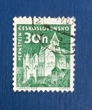 Чехословакия 1960 Замок Пернштейн Sc# 973 Used