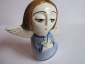 Ангел с голубкой Благовещенье  ,авторская керамика,Вербилки .роспись - вид 5