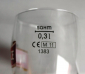 Пивной стакан Krusovice 0,3 L Чехия 16х7 см - вид 2
