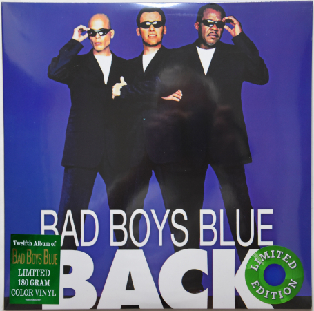 Bad Boys Blue "Back" 1998/2023 2Lp Green Vinyl Limited SEALED  