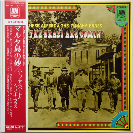Herb Alpert & The Tijuana Brass "The Brass Are Comin' " 1970 Lp Japan  