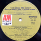 Herb Alpert & The Tijuana Brass "The Brass Are Comin' " 1970 Lp Japan   - вид 5