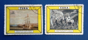 Куба 1965 Диорамы в Новом Кубинском почтовом музее Sc# 933, 934 Used