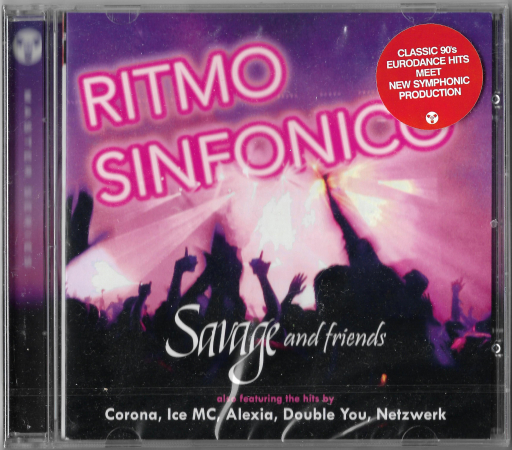 Savage (+ Ice Mc Corona Alexia) "Ritmo Sinfonico" 2020 CD SEALED  