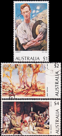 Австралия 1974 год . Живопись , полная серия . Каталог 3,0 € (1)