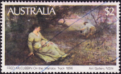 Австралия 1981 год . На дороге Валлаби (Фред МакКуббин) , 2$ . (4)