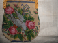 Старин.ДАМСКАЯ СУМОЧКА из БИСЕРА:ПТИЦА в РАЙСКОМ САДУ, бисерное плетение,золочен.бронза РОССИЯ 1820е - вид 2