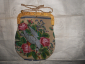 Старин.ДАМСКАЯ СУМОЧКА из БИСЕРА:ПТИЦА в РАЙСКОМ САДУ, бисерное плетение,золочен.бронза РОССИЯ 1820е - вид 6